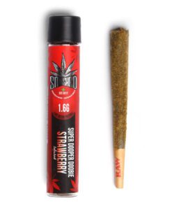 Super Dooper Doobie Strawberry Live Resin Infused Preroll