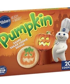 Pillsbury Pumpkin Shape Sugar Cookie Dough, 9.1 oz